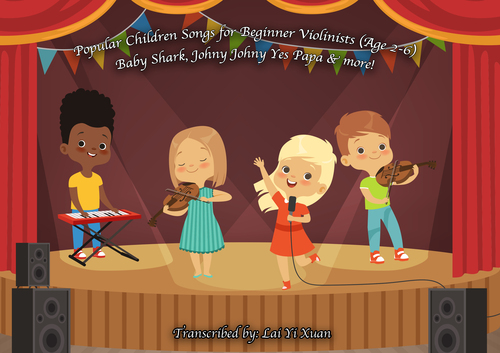 Product picture Popular Violin Songs for Beginners Nursery Rhyme